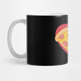 Valentines Pizza Heart Mug